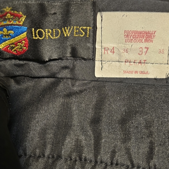 Lord West NY Black Double Breasted Tuxedo Ensemble Size 44L Made In The USA - Picture 8 of 16